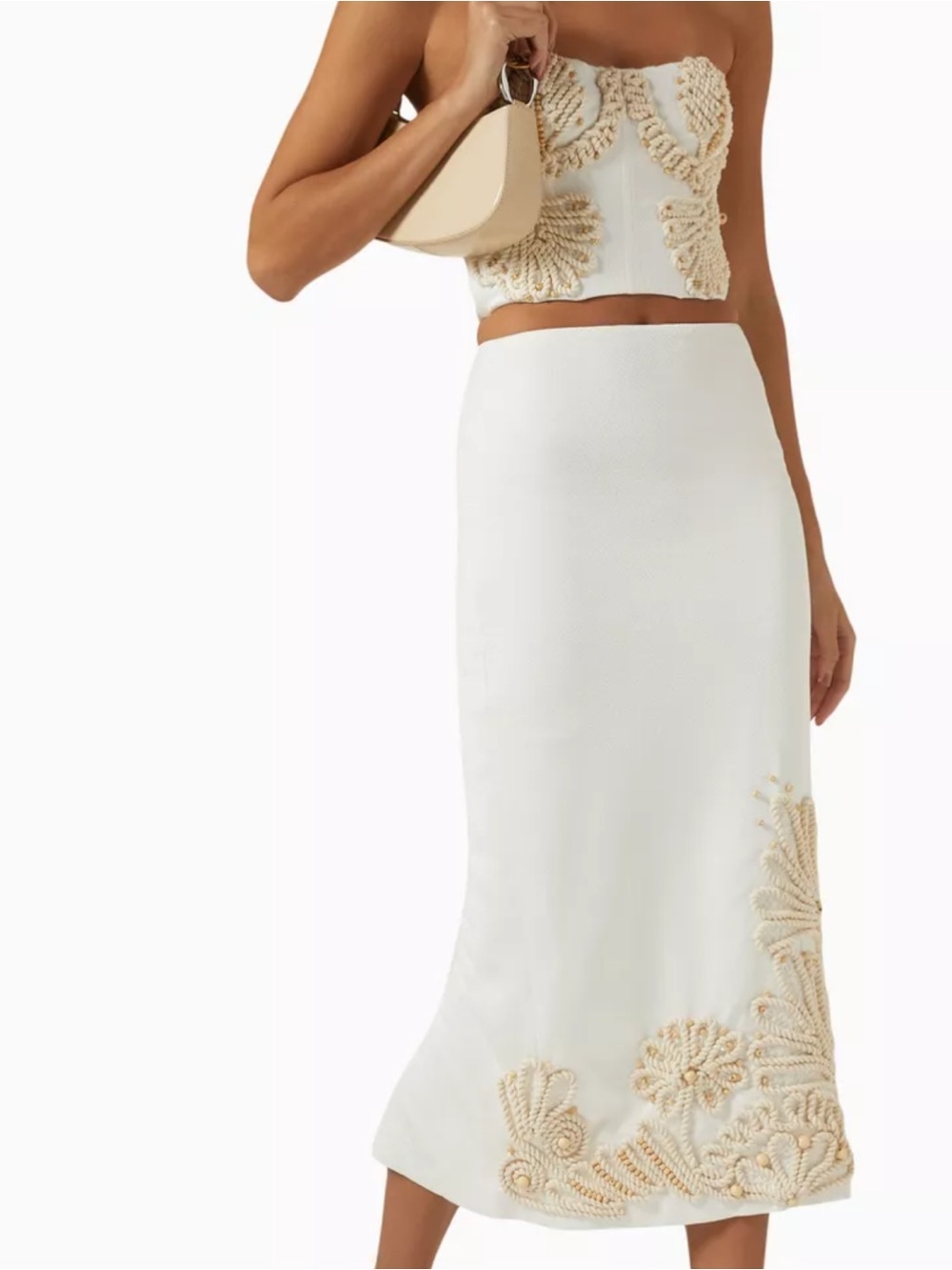 PatBO Matching Top Skirt Set